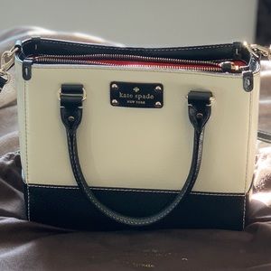 Kate Spade two tone bag (black/cream)